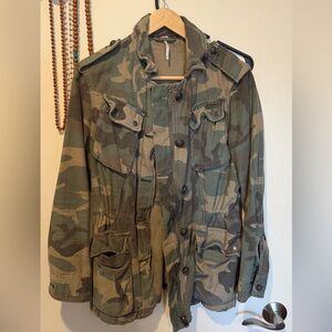 Free People Camo Jacket